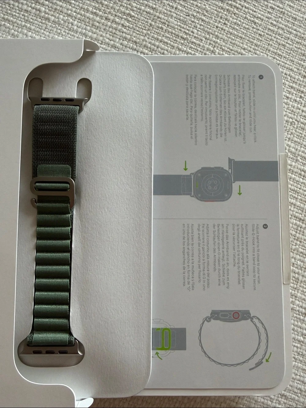 Apple Green Loop Watch Band for 49mm Apple Watch